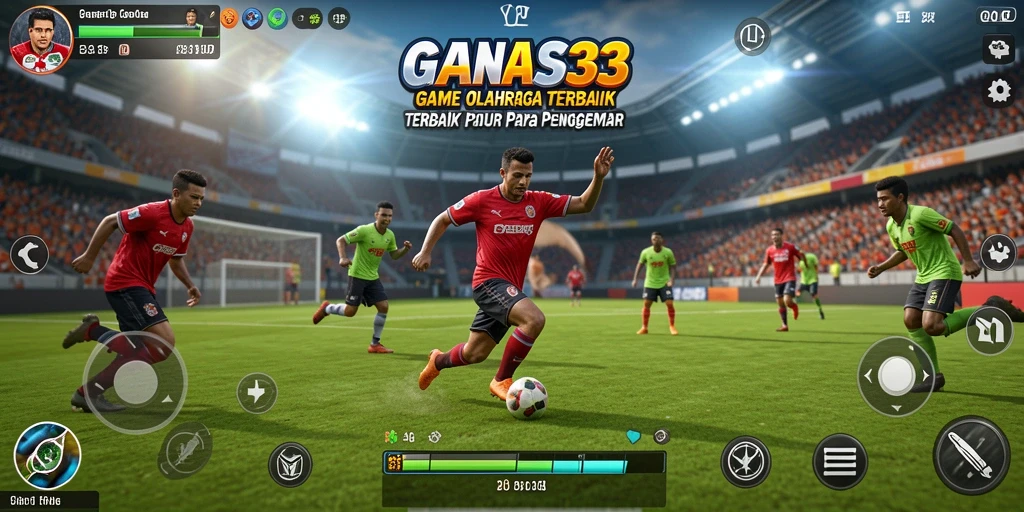 Screenshot utama GANAS33 menampilkan aksi seru dalam permainan olahraga.