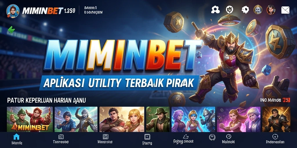 Screenshot MIMINBET menampilkan kemudahan dalam penggunaan aplikasi Utility.