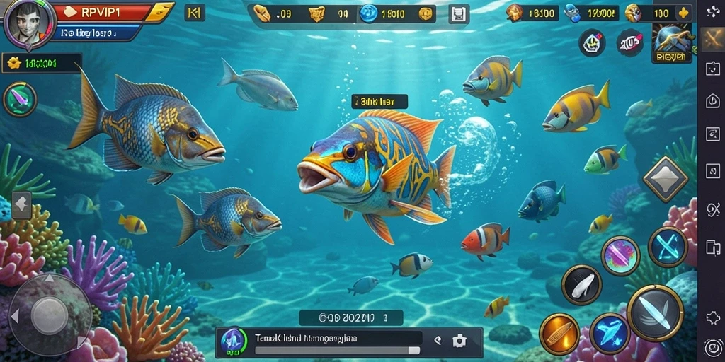 Gameplay seru menembak ikan di RPVIP1.