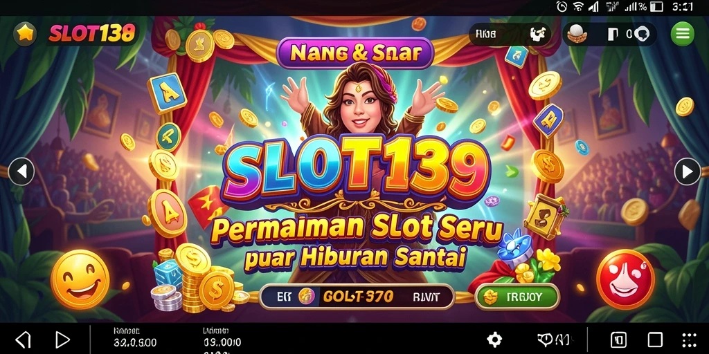 Tampilan gameplay SLOT138 yang menarik dengan berbagai tema slot.