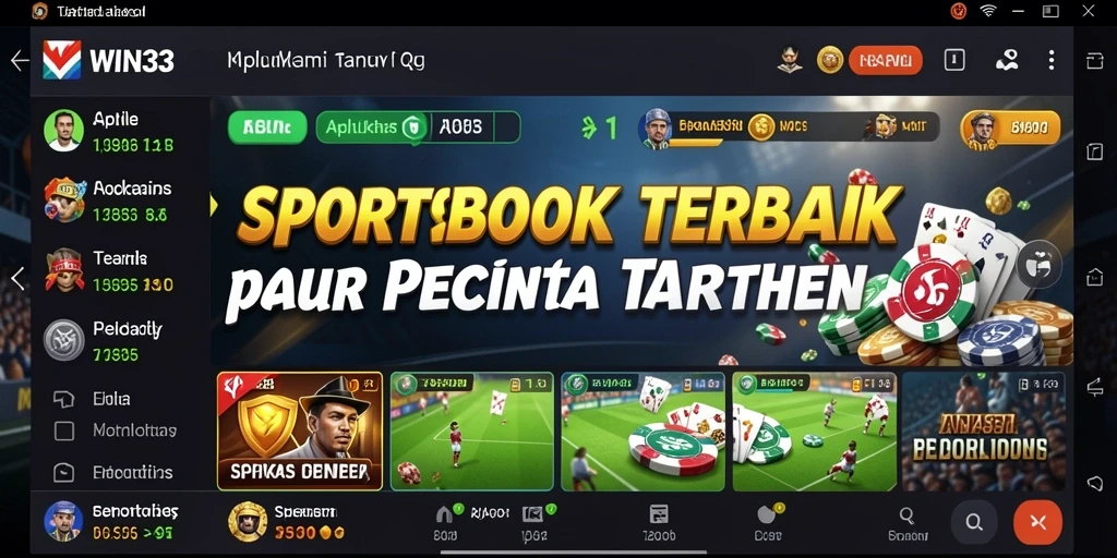 Tampilan menarik dari gameplay sportsbook di WIN33.